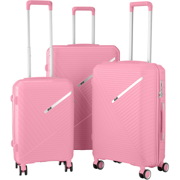 სამოგზაურო ჩანთა 2E 2E-SPPS-SET3-PK Sigma, 3in1, Suitcases, Pink