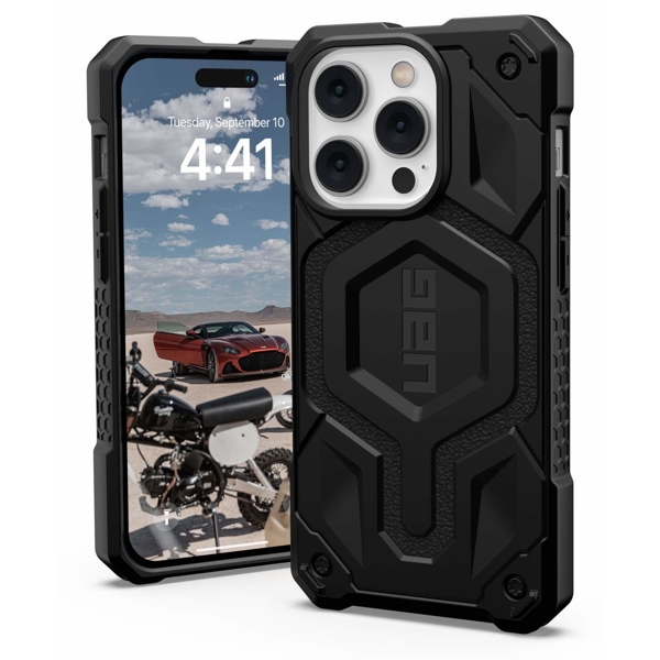 მობილურის ქეისი UAG 114030114040 Monarch Pro, iPhone 14 Pro, Cover, Black