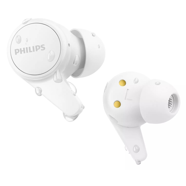 ყურსასმენი Philips TAT1207WT/00, Earphones, Wireless, Bluetooth, IPX4, White