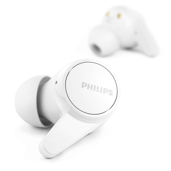 ყურსასმენი Philips TAT1207WT/00, Earphones, Wireless, Bluetooth, IPX4, White