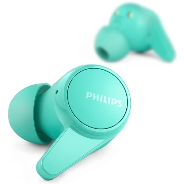 ყურსასმენი Philips TAT1207BL/00, Earphones, Wireless, Bluetooth, IPX4, Blue