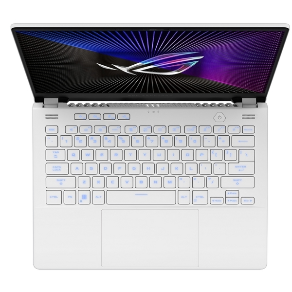 ნოუთბუქი Asus GA402NU-N2049W ROG Zephyrus G14, 14", Ryzen 7-7735HS, 16GB, 1TB SSD, RTX4050 6GB, W11H, Moonlight White