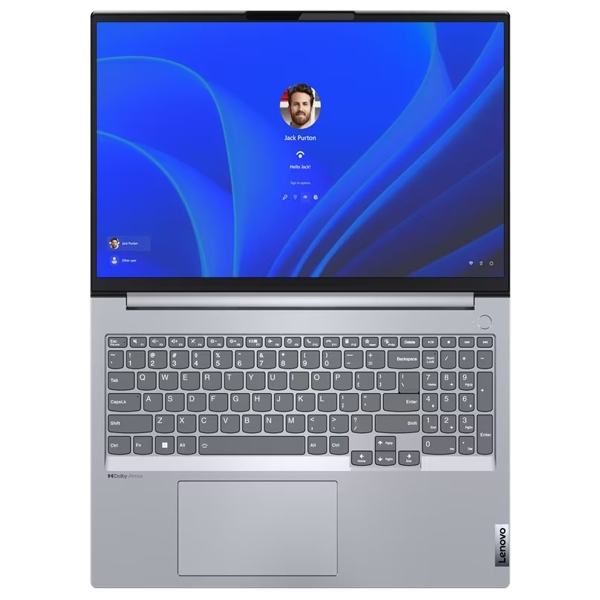 ნოუთბუქი Lenovo 21CY006JRU/GE ThinkBook 16 G4 IAP, 16", i7-1255U, 16GB, 1TB SSD, Integrated, Arctic Grey