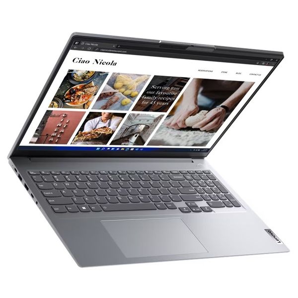 ნოუთბუქი Lenovo 21CY006JRU/GE ThinkBook 16 G4 IAP, 16", i7-1255U, 16GB, 1TB SSD, Integrated, Arctic Grey