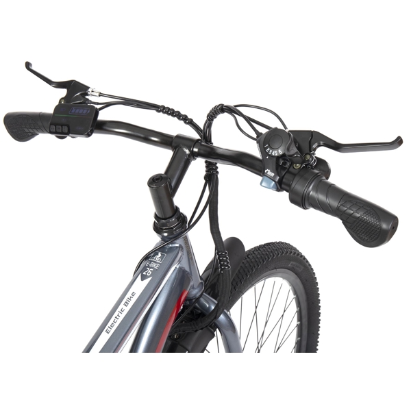 Hiper HE-FF01, 26", Electric Bike, 40Km, Space Gray