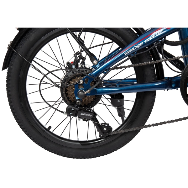 Hiper HE-FX01, 20", Folding Electric Bike, 25KM/H, 40Km, Midnight Blue