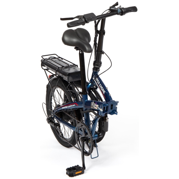 Hiper HE-FX01, 20", Folding Electric Bike, 25KM/H, 40Km, Midnight Blue