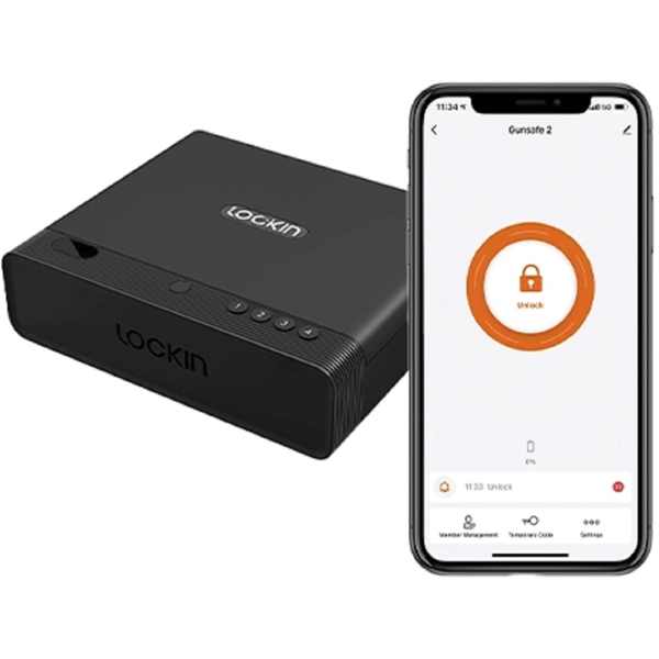 სმარტ სეიფი Xiaomi Lockin J1, Gun Safe, Black 