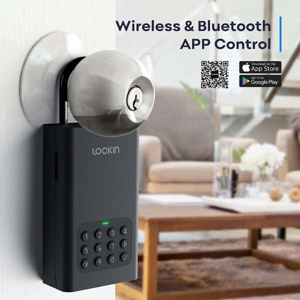 ჭკვიანი ბოქლომი Lockin L1, Smart Lock, Black