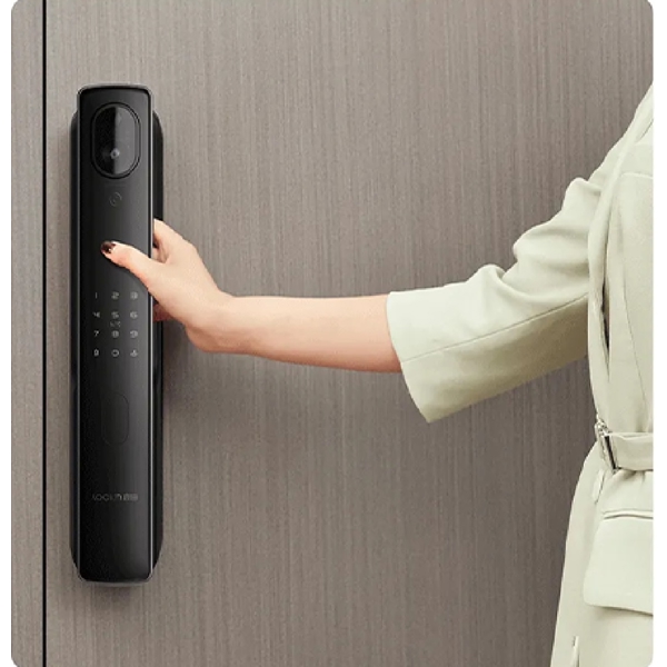 კარის ჭკვიანი საკეტი Xiaomi Lockin S50 M Pro, IPS, 2K, USB-C, Smart Door Lock, Black