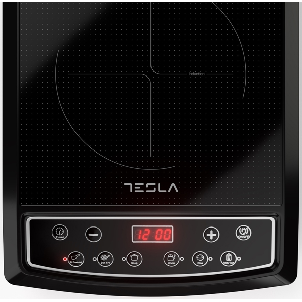 ინდუქციური ქურა Tesla IC200B, Induction Hob, Black