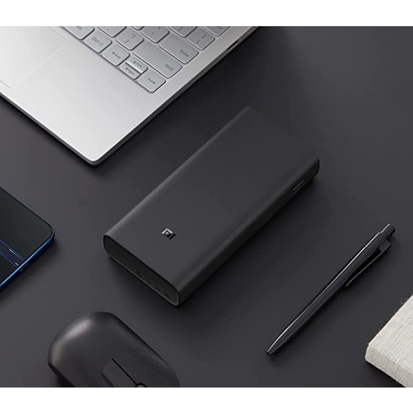 პორტატული დამტენი Xiaomi Mi PB2050SZM, 20000mAh, Type-C, USB-А, Power Bank, Black