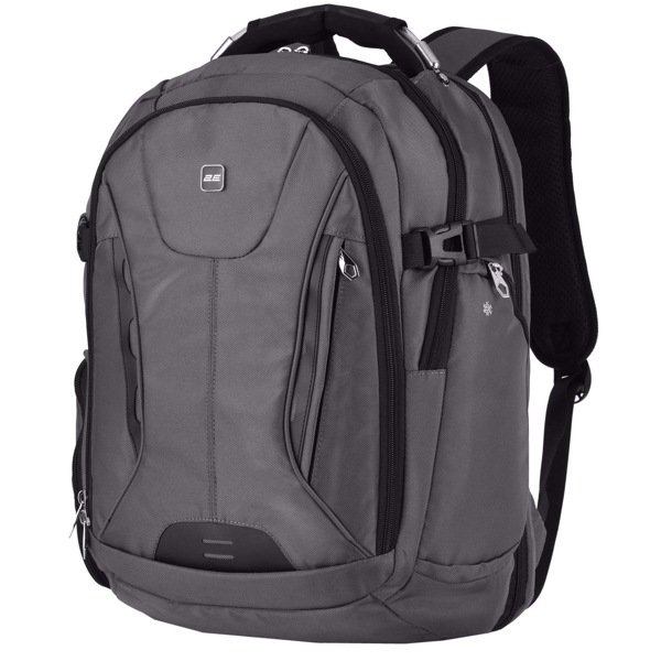 ნოუთბუქის ჩანთა 2E 2E-BPT6416TI Ultimate, 16", Backpack, Dark gray /Titanium