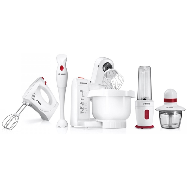 ჩოპერი Bosch MMRP1000, 400W, 800ML, Chopper, White