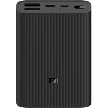 Xiaomi PB1022ZM Mi Power Bank 3 Ultra Compact BHR4412GL, 10000mAh, Micro-USB, Type-c, USB-A, Black