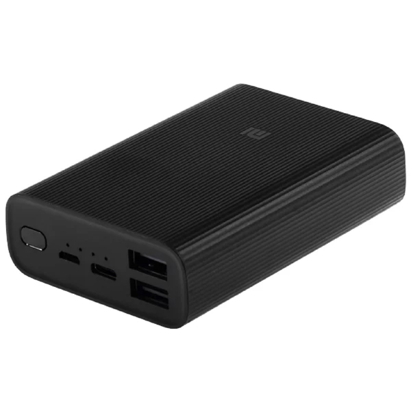 პორტატული დამტენი Xiaomi PB1022ZM Mi Power Bank 3 Ultra Compact BHR4412GL, 10000mAh, Micro-USB, Type-c, USB-A, Black