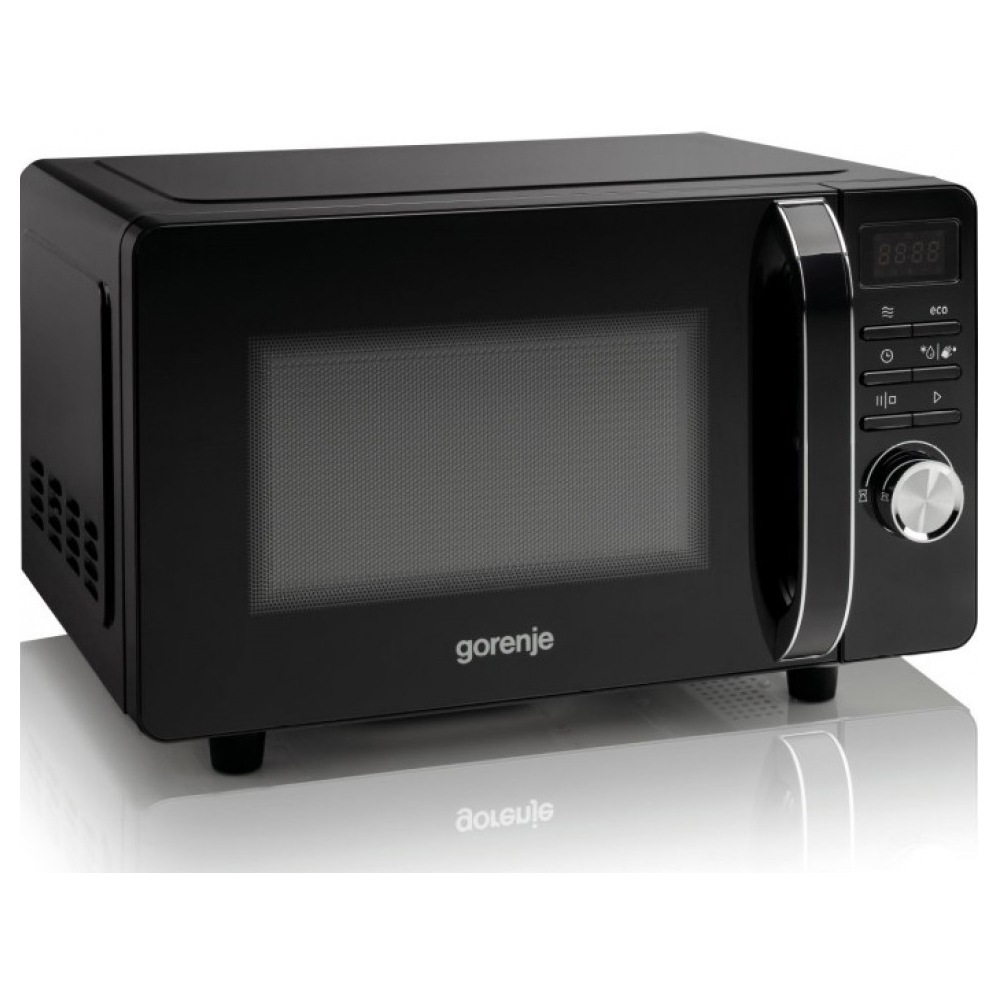 Gorenje MO20S4BC, 700W, 20L, Microwave Oven, Black