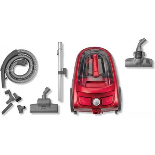 Gorenje VCE03SPRCY, 800W, 1.7L, Vacuum Cleaner, Red