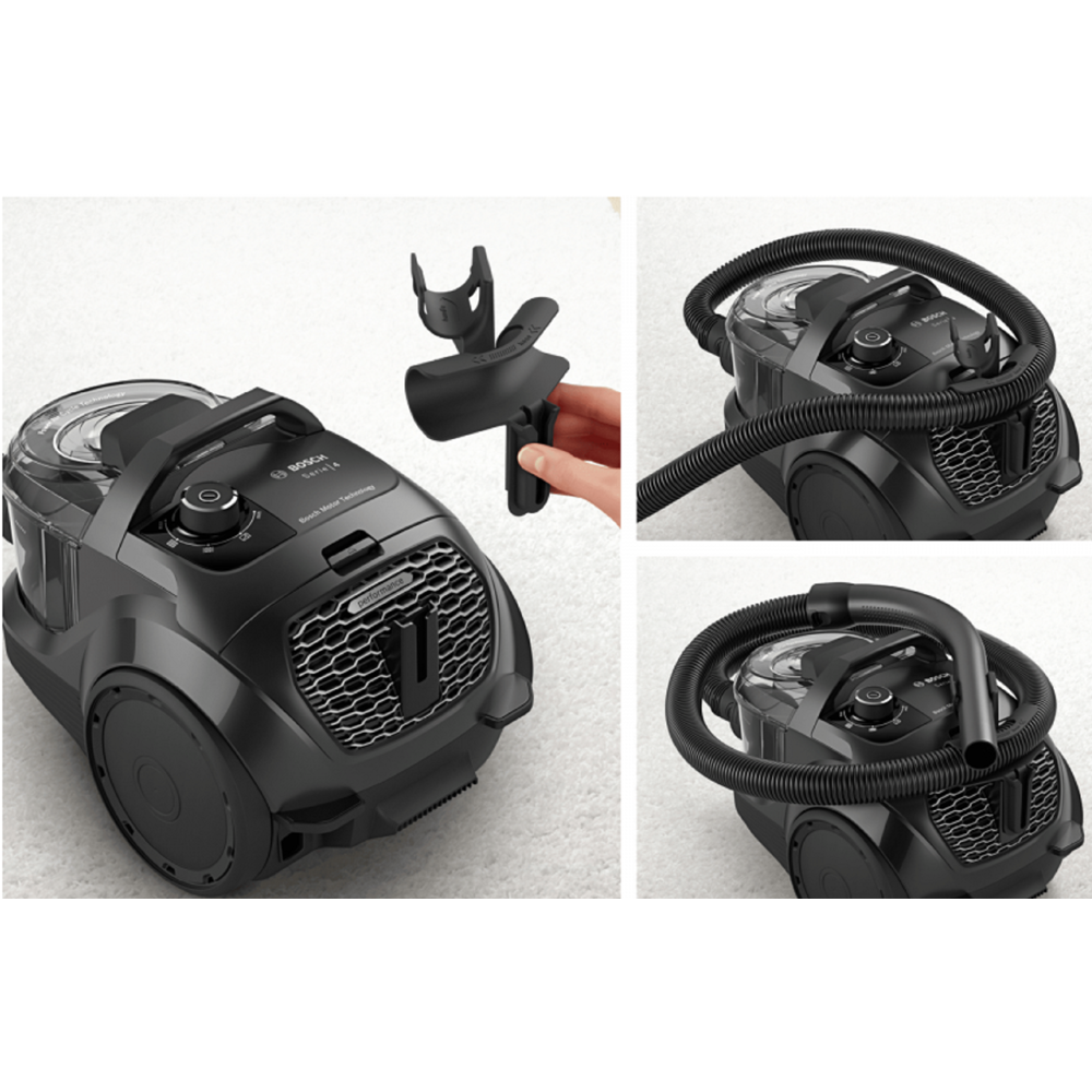 მტვერსასრუტი Bosch BGC21X300, 550W, 2L, Vacuum Cleaner, Black