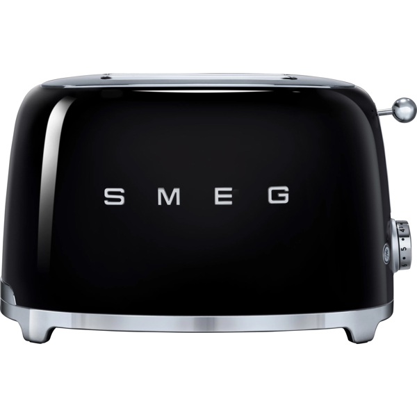 Smeg TSF01BLEU, 950W, Toaster, Black