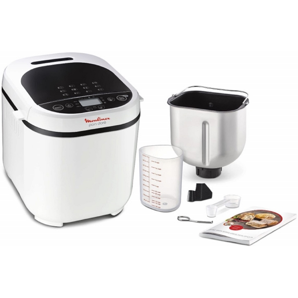 პურის საცხობი Moulinex OW210A30, 720W, Bread Maker, White