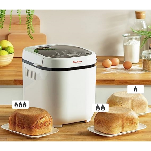 პურის საცხობი Moulinex OW210A30, 720W, Bread Maker, White