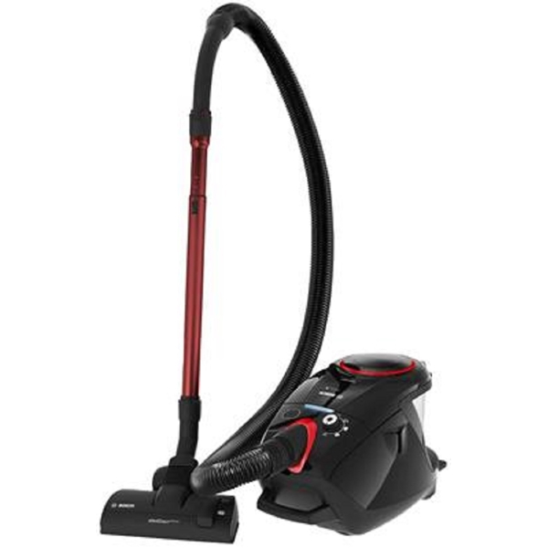 Bosch BGS7POW1, 800W, 3L, Vacuum Cleaner, Black/Red