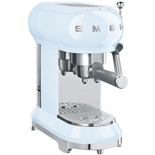 Smeg ECF01PBEU, 1350W, 1L, Coffee Machine, Blue