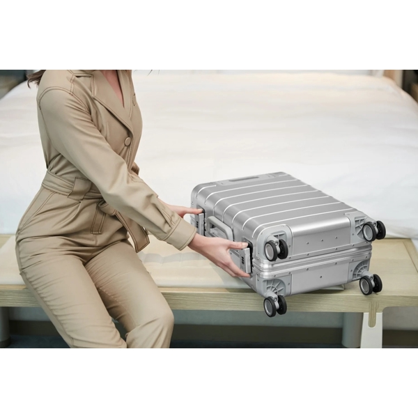 Xiaomi Metal Carry-On Luggage 20" XNA4106GL, Suitcase, Silver