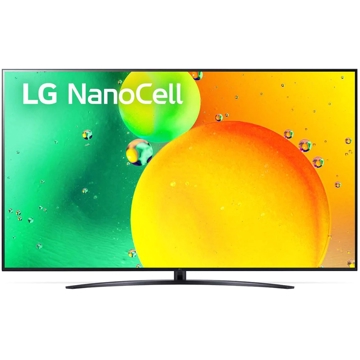 LG 55NANO766QA, 55", 4K UHD, Smart TV, USB, HDMI, LAN, BT, WIFI, Black