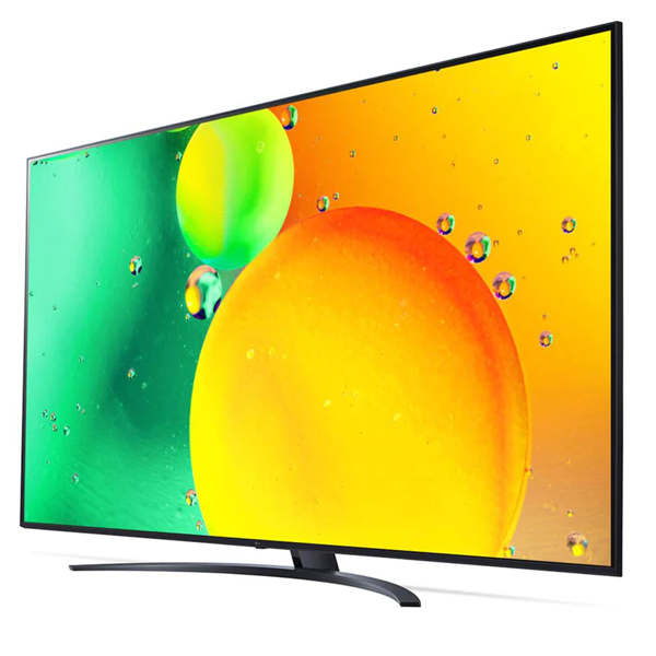 LG 65NANO766QA, 65", 4K UHD, Smart TV, USB, HDMI, LAN, BT, WIFI, Black