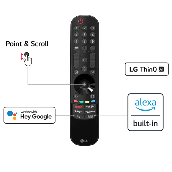 LG 65NANO766QA, 65", 4K UHD, Smart TV, USB, HDMI, LAN, BT, WIFI, Black
