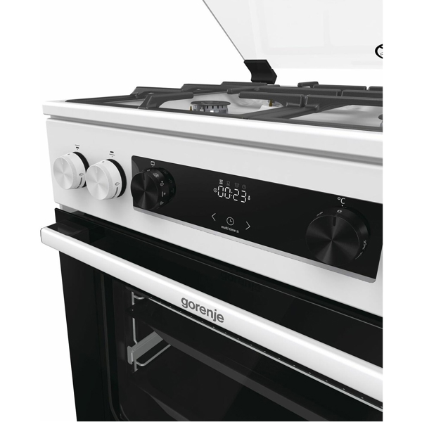 Gorenje GKS6C70WF, 4 Gas, Oven, White