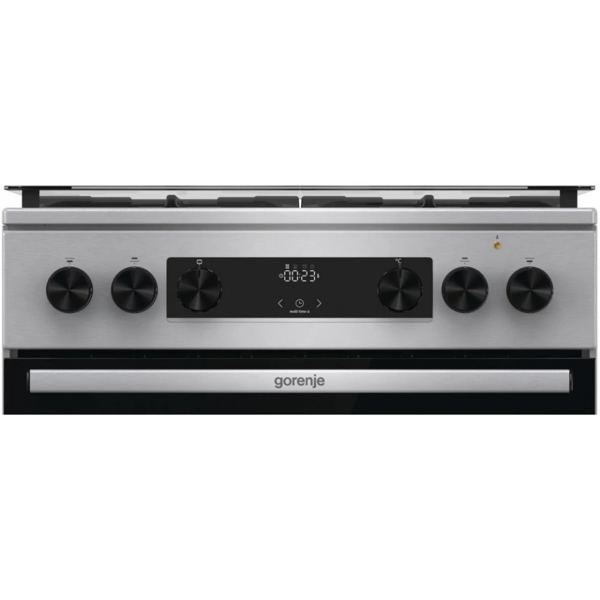 გაზქურა Gorenje GK6C62XA, 4 Gas, Oven, Stainless Steel