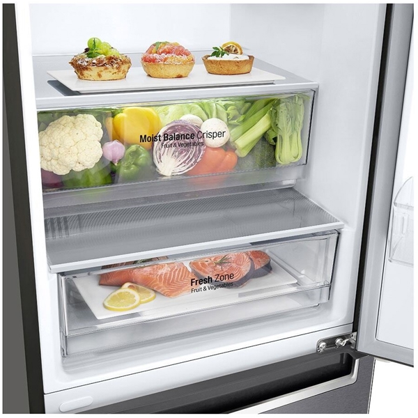 LG GBB61DSHMN, 341L, A++, No Frost, Refrigerator, Silver