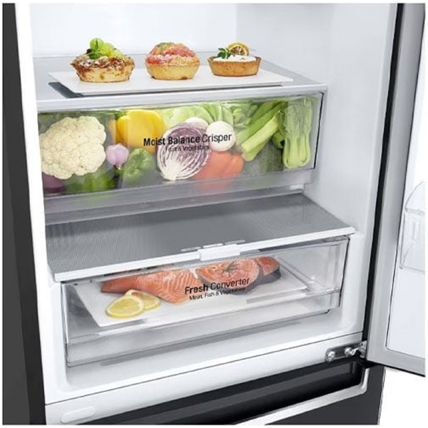 LG GBB62DSHMN, 384L, A+, No Frost, Refrigerator, Gray