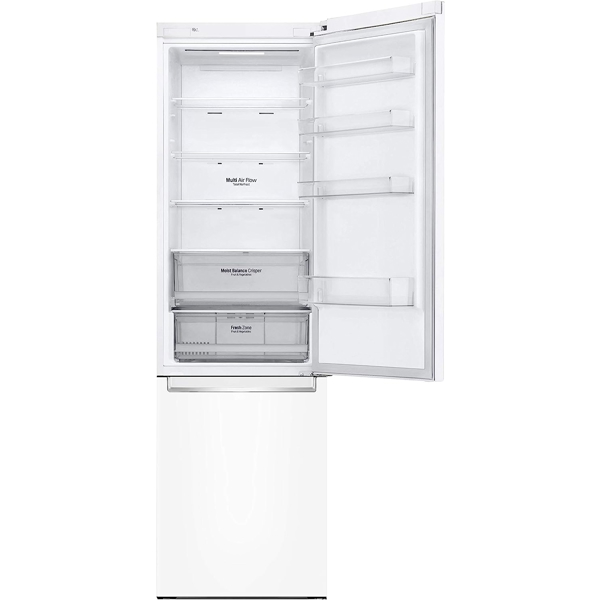 მაცივარი LG GBB62SWHMN, 384L, A++, No Frost, Refrigerator, White