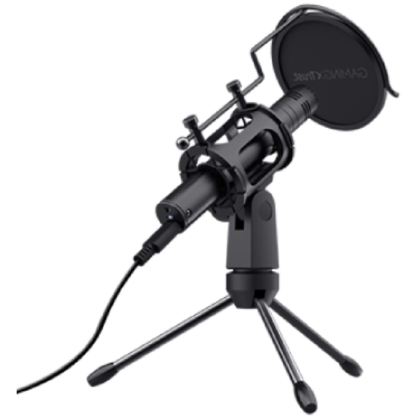 მიკროფონი Trust Gaming 24182 GXT 241 Velica Streaming Microphone, USB, Black