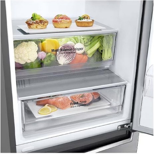 LG GBB62PZHMN, 384L, A+, No Frost, Refrigerator, Silver