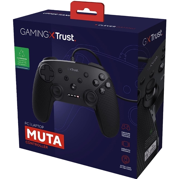 Trust Gaming 24789 GXT541 Muta, Controller, Wired, USB, Black