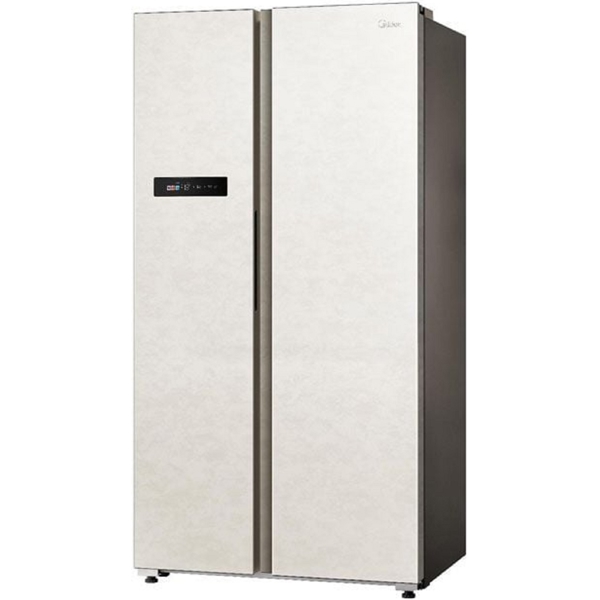 მაცივარი Midea MDRS791MIE33, 604L, A++, No Frost, Refrigerator, Beige