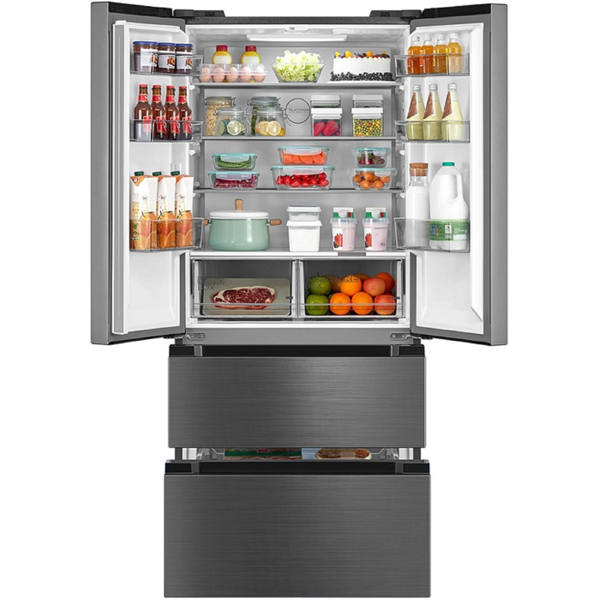 Midea MDRF692MIE46, 531L, A+, No Frost, Refrigerator, Grey