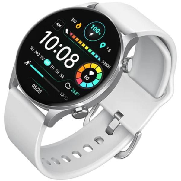 Haylou Solar Plus RT3 LS16, 1.43",  IP68 Waterproof, Bluetooth, Smart Watch, Silver 