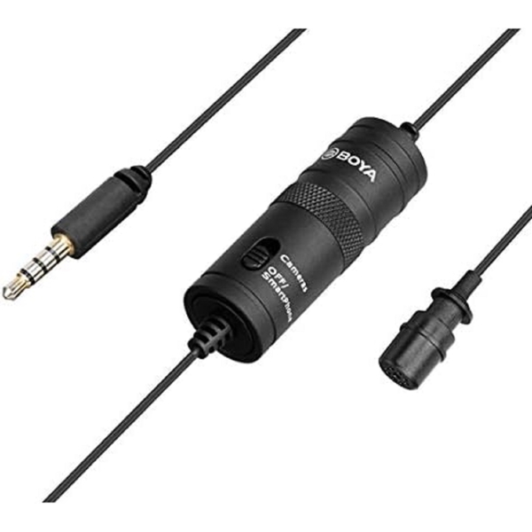 Boya BY-M1, Microphone, 3.5mm, Black