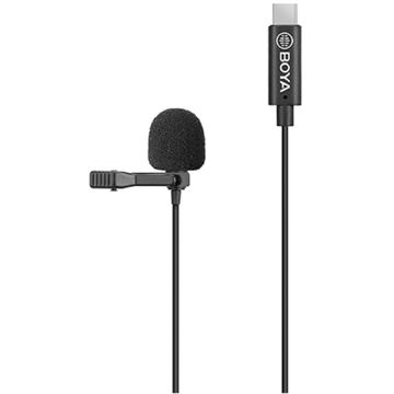 მიკროფონი Boya BY-M3, Lavalier Microphone, Type-C, Black