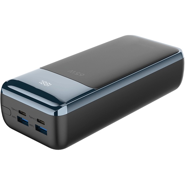 პორტატული დამტენი Sigma SI30A5QLX X-power, 30000mAh , Type-C, USB-А, Power Bank, Blue