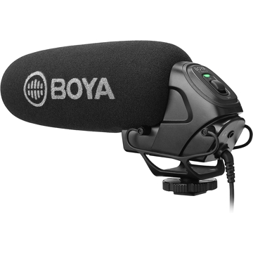 Boya BY-BM3030, Camera Microphone, 3.5mm, Black