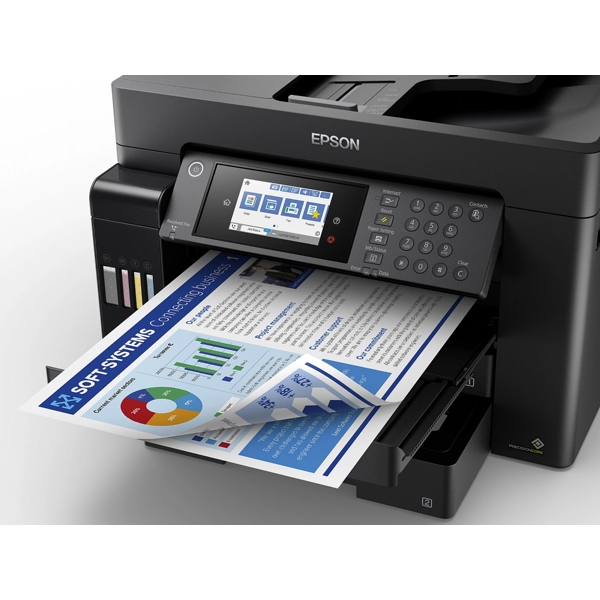 პრინტერი Epson C11CH71404 L15160 CIS, MFP, A3, Wi-Fi, LAN, USB, Black