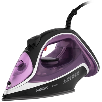 ორთქლის უთო Ardesto IR-B2234, 2400W, 350ML, Steam Iron, Purple