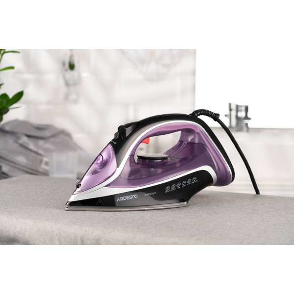 Ardesto IR-B2234, 2400W, 350ML, Steam Iron, Purple